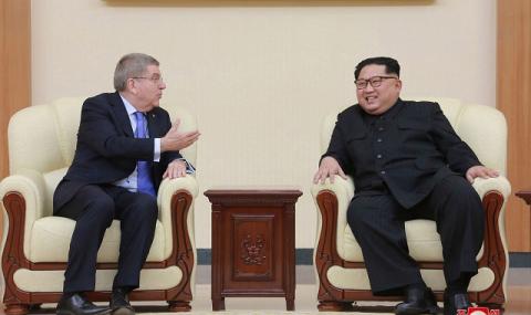 Ким Чен-ун: Заслугата за мира е изцяло на МОК (СНИМКИ) - 1