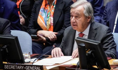 Гутериш отхвърля възможността за протекторат на ООН в Газа, "решението е две държави" - 1