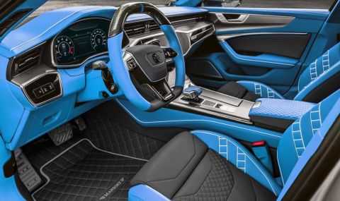 Audi RS7 получи искрящо син интериор и 770 конски сили - 1