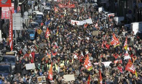 Масова стачка във Франция - 1