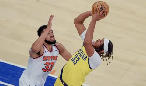 Ню Йорк Никс намали преднината на Индиана Пейсърс в НБА - 1