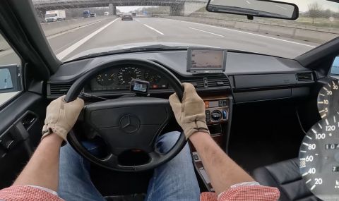 Да вдигнеш 260км/ч с 30-годишен Mercedes-Benz (ВИДЕО) - 1