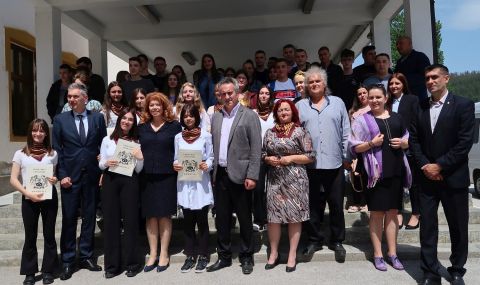 Йотова чества 24 май с представители на българското малцинство в Босилеград - 1