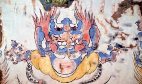 Древно синьо чудовище пази 1400-годишна гробница - 1