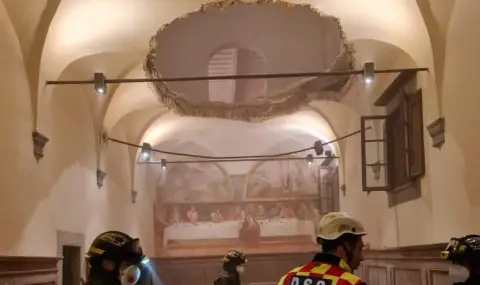 Кървава сватба в Тоскана: 30 пострадаха след срутване на пода в старинен манастир ВИДЕО - 1