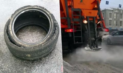 Зимните реагенти са опасни за гумите - 1