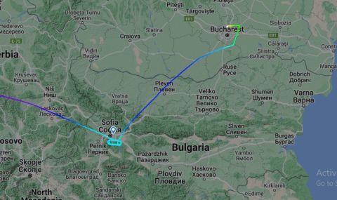 Планирани за кацане в София самолети са пренасочени към Букурещ и Солун - 1