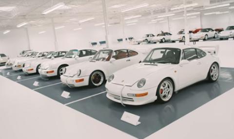 Гаражът с 68 бели Porsche-та - 1