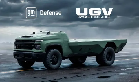 GM Defense показа автономен военен пикап Silverado - 1