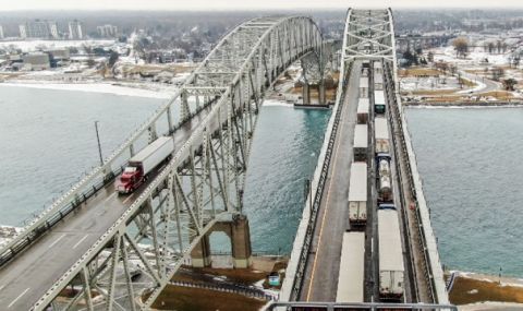 Мостът "Амбасадор" между САЩ и Канада е отворен, но протестите продължават - 1