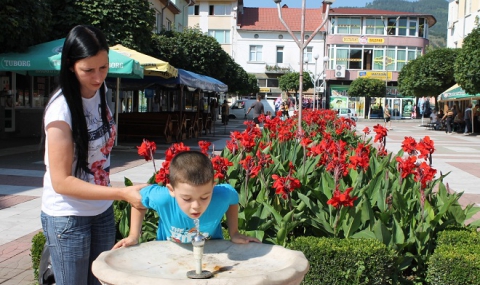 Борят жегата в Ардино с вода и сянка - 1