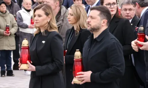 Рая Назарян почете паметта на жертвите от клането в Буча