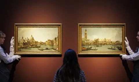 Картина на Каналето, красяла стените на „Даунинг стрийт“ 10, ще бъде предложена на търг (ВИДЕО) - 1