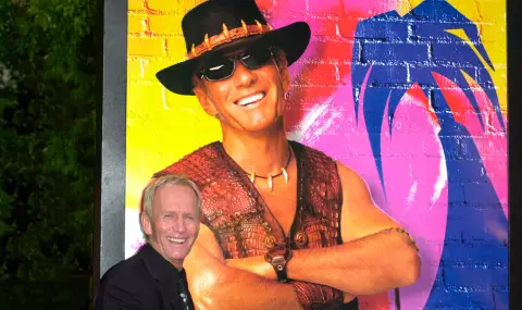 Пол Хоган, изиграл Дънди Крокодила, вече е на 86 г. (ВИДЕО) - 1