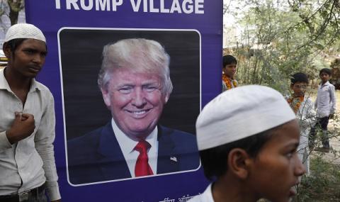 Индийско село се прекръсти в чест на Тръмп (СНИМКИ) - 1