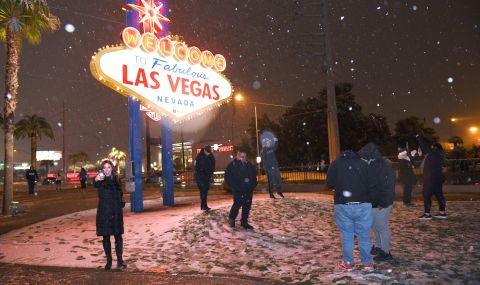 Сняг покри Лас Вегас - 1