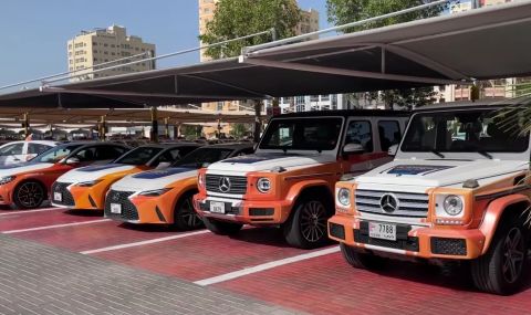 Учебните коли в Дубай – G-Klasse, Range Rover, Cayenne и други (ВИДЕО) - 1