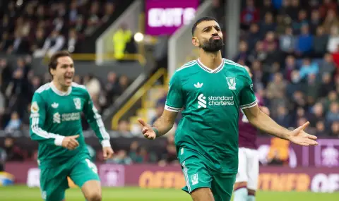 Дузпа на Салах в последната минута спаси Ливърпул срещу Бърнли - 1