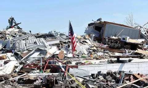 Торнадо в Айова: Местните власти съобщиха за загинали и ранени - 1
