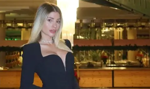 Съпругата на капитана на Лацио си е "пипала" само гърдите - 1