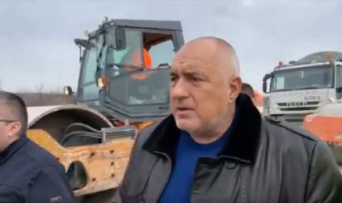 Борисов инспектира ремонта на "Тракия", Станишев бил виновен (ВИДЕО) - 1