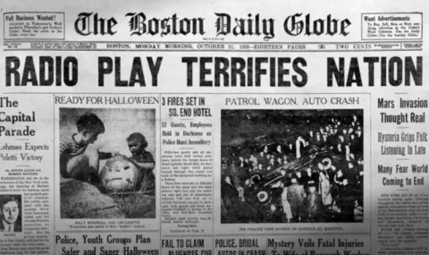 На 30 октомври 1938 г. - Радиопиесата "Война на световете" подлудява американците - 1