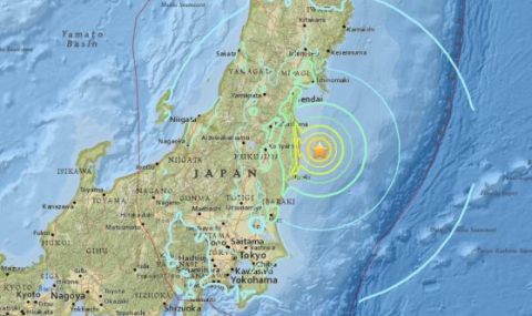 6,1 по Рихтер край остров Хоншу, няма опасност от цунами - 1