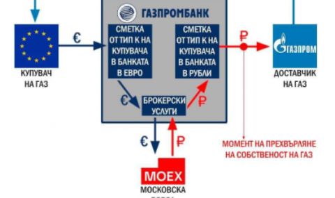 Посолството на Русия у нас: Доставките на газ се плащат в евро, които се обменят в рубли от „Газпромбанк“  - 1