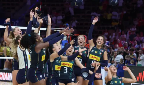 Дамите от Италия спечелиха за втора поредна година Лигата на нациите по волейбол  - 1