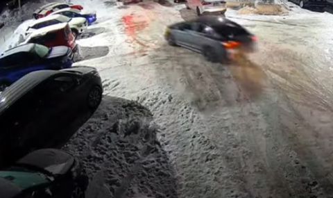 Масова кражба на автомобили от автокъща (ВИДЕО) - 1