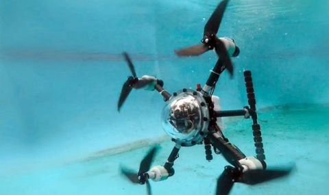 Първият дрон, способен да лети и да плува под вода (ВИДЕО) - 1