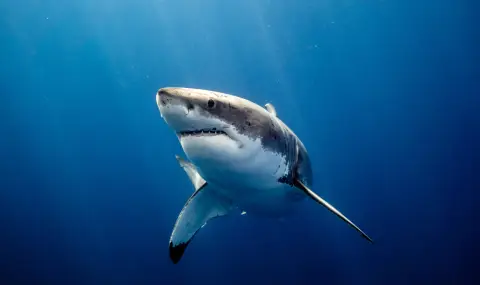 За пръв път заснеха новородена бяла акула край бреговете на Калифорния (СНИМКИ+ВИДЕО) - 1