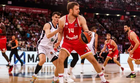 Strong match by Vezenkov and another victory for Olympiakos in the Euroleague VIDEO  - 1