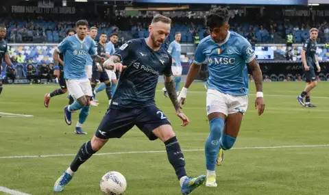 Лацио се наложи над Наполи като гост и поднесе титлата на Интер - 1