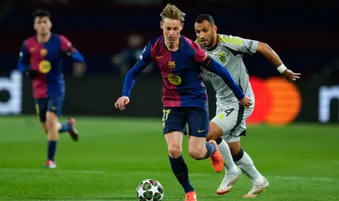 Френки де Йонг се завръща на терена за Барселона  - 1