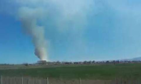 Пожар горя край Равно поле - 1