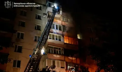 Руски удар с управляема авиобомба порази Запорожие, има загинал и ранени - 1