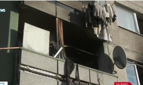 Пожар в жилищен блок в Кюстендил, има обгазени - 1