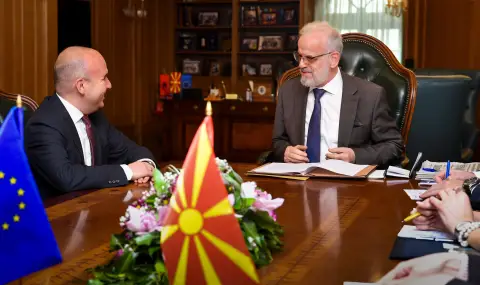 Илхан Кючюк се срещна с Талат Джафери, премиер на Северна Македония - 1