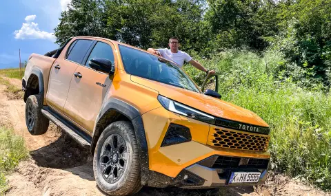 Тествахме новата Toyota Hilux на брутално офроуд трасе. Вижте и колко струва у нас - 1
