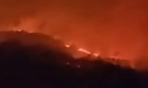 Лумна среднощен пожар в северозападна Стара планина - 1