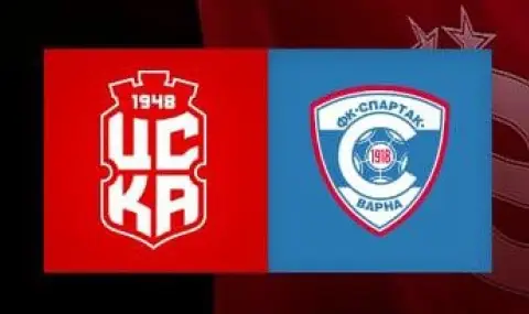 ЦСКА 1948 ще опита да затвърди позицията си в челото на класирането в домакинството на Спартак Варна - 1
