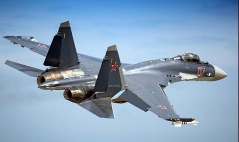 Екшън във въздуха с руски Су-35 - 1