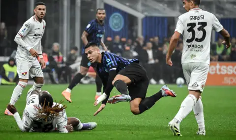 Интер разгроми Кремонезе и нанесе първа загуба на новака в Серия "А" - 1