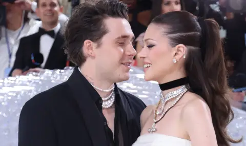 Бруклин Бекъм и Никола Пелц показаха СНИМКИ от втората си сватба - 1