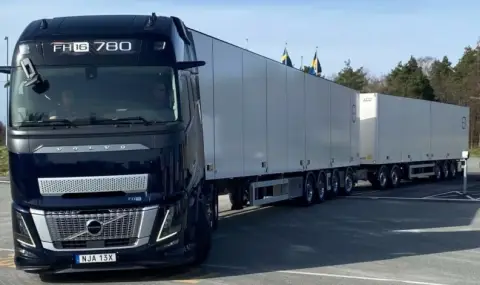 Напук на електрификацията Volvo представи огромен камион със супер мощен дизелов двигател (ВИДЕО) - 1