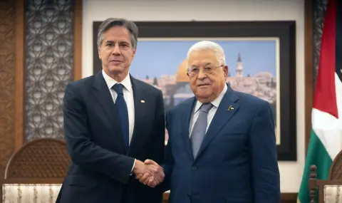 Антъни Блинкен се е срещнал с президента на Палестинската автономия