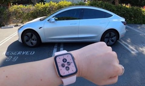 Tesla вече може да се отключва с умен часовник - 1