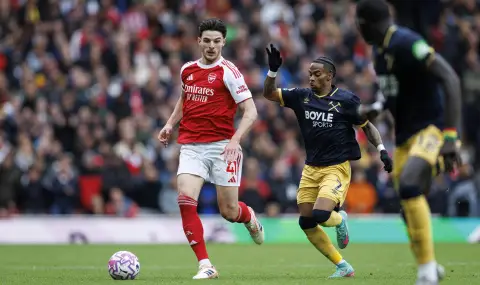 Арсенал излезе начело във Висшата лига след категорична победа над Уест Хем - 1