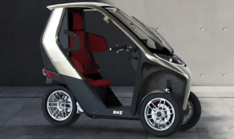 На ход е хибрид между тротинетка и автомобил (ВИДЕО) - 1